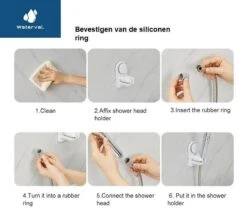 Zelfklevende Douchekophouder Met Zuignap - Universele Douchekop & Handdouche Houder - Verstelbaar - Handdouchehouder - Douche Kop Wandhouder - Zonder Boren & Schroeven -Badkamerproducten Winkel 1200x1023