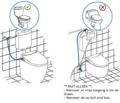Bidet Handdouche Toilet Sproeier Shattaf Sprayer WC Papier Besparend - Enkel Spray Koud Water - Badkamer Accessoires - Freshole® -Badkamerproducten Winkel 1200x1028 1