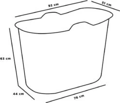 Zitbad Voor Volwassenen - Bath Bucket - Blauw - 200L 20 Zitbad Voor Volwassenen - Bath Bucket - Blauw - 200L -Badkamerproducten Winkel 1200x1031