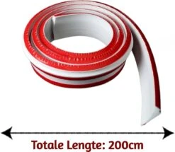 Merkloos S Soesa Zelfklevende Waterkering Douche 200cm - Sanitaire Waterstopper - Douchedorpel Wit, 12 X 20 Mm, 200 Cm -Badkamerproducten Winkel 1200x1043 1