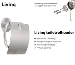Toiletaccessoireset RVS 4-delig - Luxe Toilet Set - Toiletborstel Met Houder - Toiletrolhouder Met Klep - Reserverolhouder - Handdoekhaak - Zilver - Toiletset -Badkamerproducten Winkel 1200x1044 1