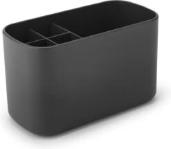 Brabantia ReNew Tandenborstelhouder - 11 X 19,6 X 9,9 Cm - Dark Grey -Badkamerproducten Winkel 1200x1044 2