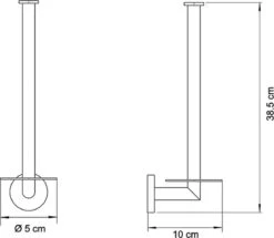 Wc Rolhouder Reserverolhouder Toiletrolhouder Voor 3 Rollen Zwart - Badkamer Accessoires - Hangend -Badkamerproducten Winkel 1200x1046