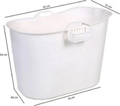 Zitbad Voor Volwassenen - Bath Bucket - Wit - 200L 27 Zitbad Voor Volwassenen - Bath Bucket - Wit - 200L -Badkamerproducten Winkel 1200x1065