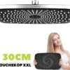EcoRain – Regendouchekop XL 30 CM – Waterbesparende Douchekop – Hoge Druk – Rechthoekig – Groot – Regendouche - Chrome -Badkamerproducten Winkel 1200x1066