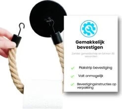 Jelta - Toiletrolhouder Zonder Te Boren - Zwart - Wc Rolhouder - Zuignap 13 Jelta - Toiletrolhouder Zonder Te Boren - Zwart - Wc Rolhouder - Zuignap -Badkamerproducten Winkel 1200x1072