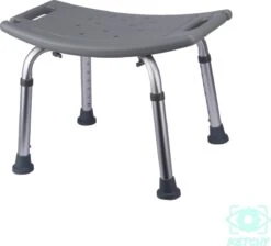 Ketchy Douchekruk - In Hoogte Verstelbaar - Douchekrukje - Roestvrij - 130kg Draagkracht - Comfortabel Zitkussen -Badkamerproducten Winkel 1200x1088 2