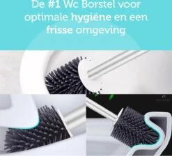 WC Borstel - Toiletborstel - WC Borstel Met Houder - Siliconen Toiletborstel - Vrijstaand Of Hangend - Slimme Lekbak - Optimale Hygiëne -Badkamerproducten Winkel 1200x1089 6
