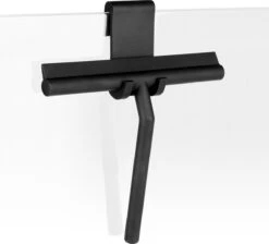 Douchewisser Met Ophanghaak – Trekker Douche – Douchetrekker Voor Badkamer – Raamwisser Douche – Zwart