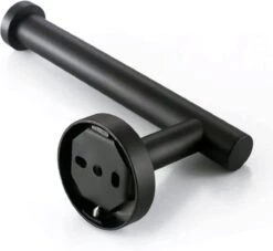 Design Toiletrolhouder - WC Rolhouder - RVS Mat Zwart - Incl. Schroeven -Badkamerproducten Winkel 1200x1101 4