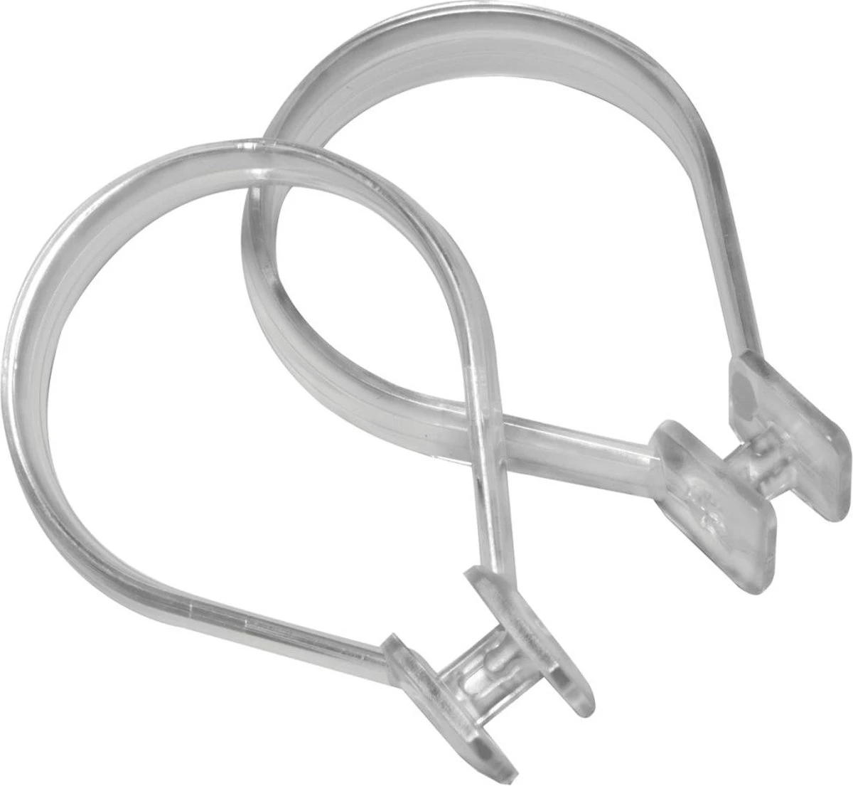 Sealskin Beauty Rings Douchegordijnringen - 12 Stuks - Transparant 3 Sealskin Beauty Rings Douchegordijnringen - 12 Stuks - Transparant