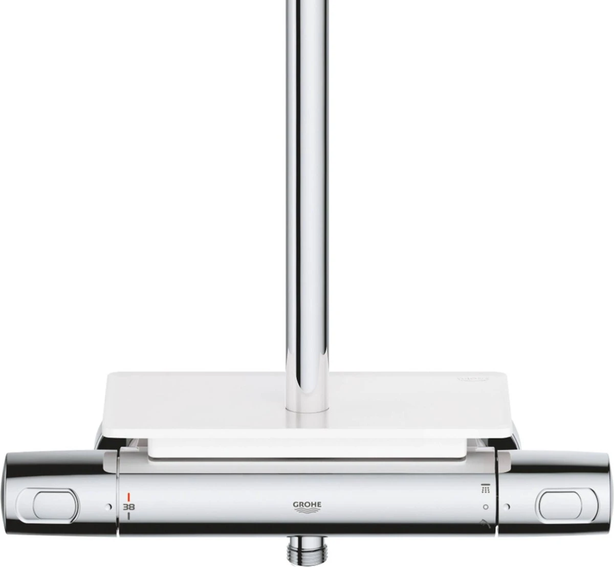 GROHE QuickFix Vitalio Joy 310 Regendouche - CoolTouch - Met Planchet - ø 31 Cm - Chroom 21 GROHE QuickFix Vitalio Joy 310 Regendouche - CoolTouch - Met Planchet - ø 31 Cm - Chroom - Afbeelding 19