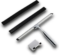 Douchewisser Met Ophanghaak En 2 Extra Strips - Raamwisser Voor Douche - Raamtrekker Chroom -Badkamerproducten Winkel 1200x1109