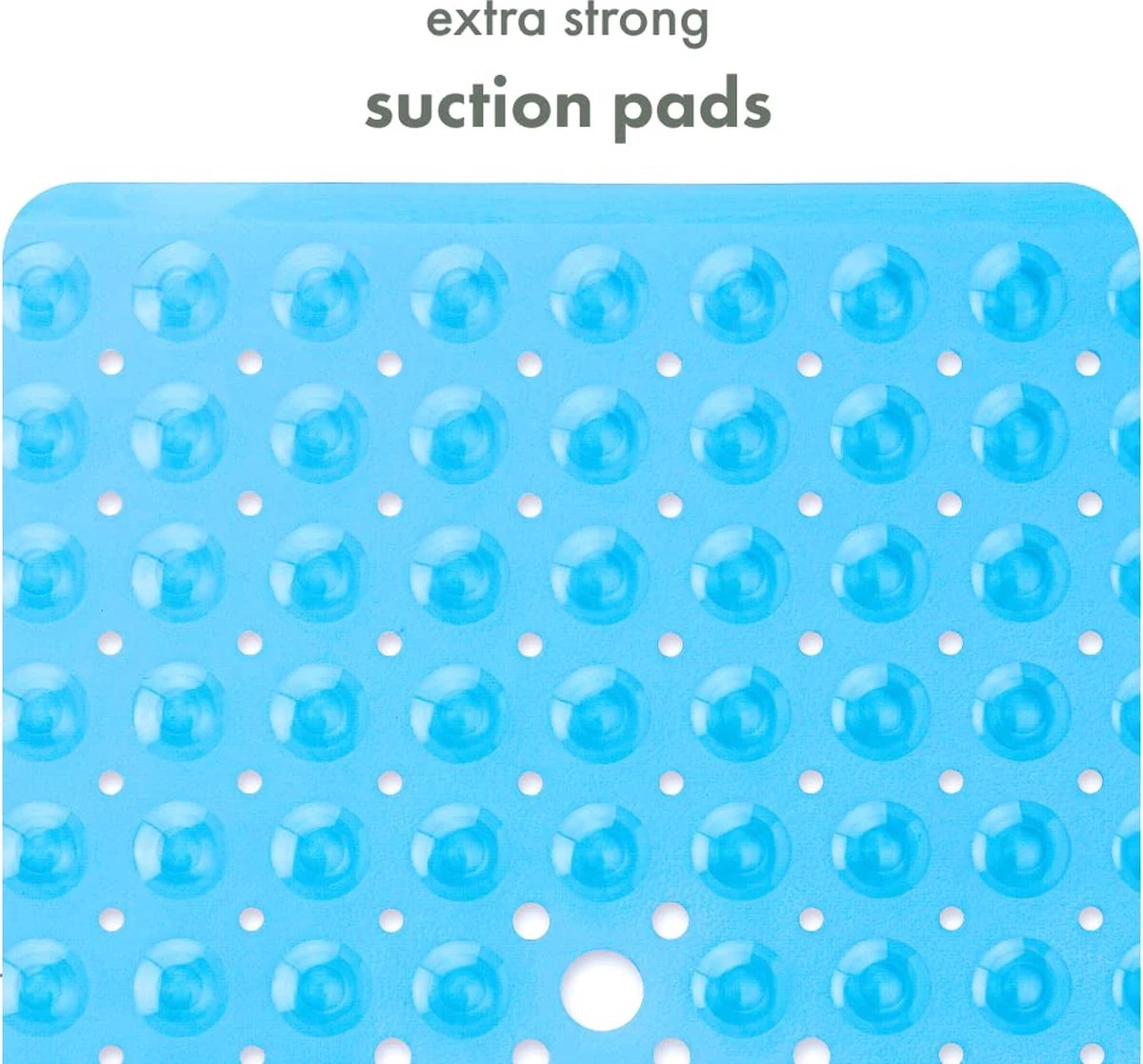 TranquilBeauty Vierkante Blauwe Douchemat, 53x53 Cm, Antislip, Machinewasbaar, Douchematten Met Antislip Zuignappen Voor Kinderen En Ouderen 7 TranquilBeauty Vierkante Blauwe Douchemat, 53x53 Cm, Antislip, Machinewasbaar, Douchematten Met Antislip Zuignappen Voor Kinderen En Ouderen - Afbeelding 5