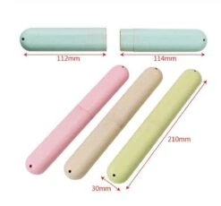 Merkloos Tandenborstel - Reis Koker - Tandenborstel Houder - Beschermer - Opberg - Case - Reizen - Blauw - 1 Stuk -Badkamerproducten Winkel 1200x1117 5