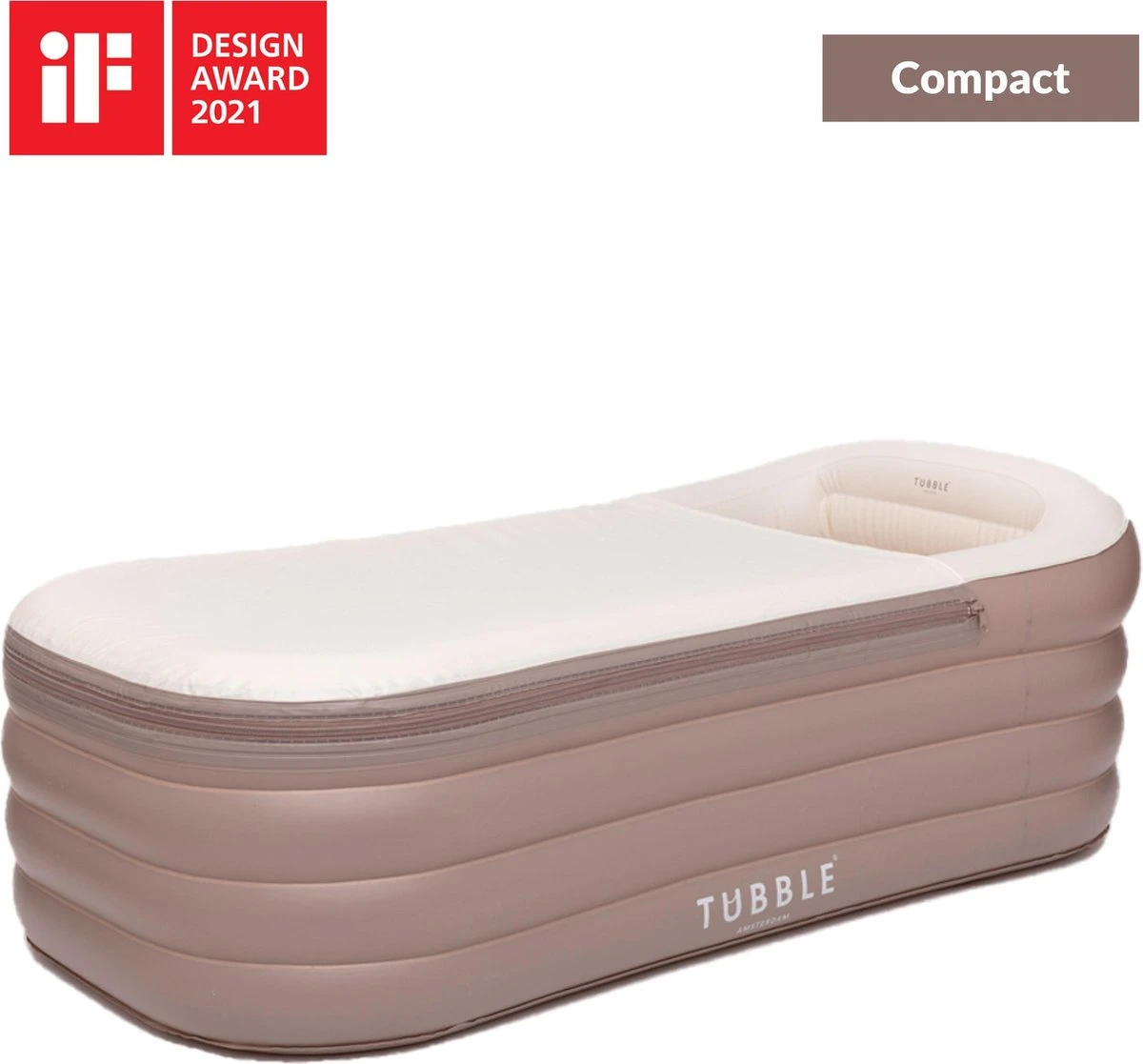 Tubble® Compact - Klein Opblaasbaar Ligbad 140 Cm Lang – Opvouwbaar Bad Voor Volwassenen Tot 170cm - IJsbad Wim Hof Methode - Zitbad - 200L 3 Tubble® Compact - Klein Opblaasbaar Ligbad 140 Cm Lang – Opvouwbaar Bad Voor Volwassenen Tot 170cm - IJsbad Wim Hof Methode - Zitbad - 200L