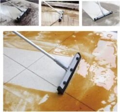 Vitamo™ Premium 2-in-1 Badkamer Vloerwisser Lang Met Ophangsysteem - Douchewisser Met Afdraaibare Wisser - Raamwisser - 180° Draaiend - Uitschuifbaar 70/125 CM - Grijs -Badkamerproducten Winkel 1200x1120 5