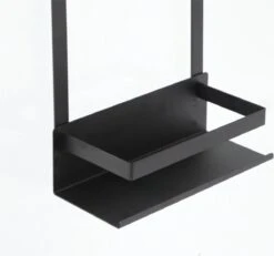 VDN Stainless Doucherek Zonder Boren - Doucherek Hangend - Doucherek Zwart - RVS - Doucherek Aan Douchewand - 2 Laags -Badkamerproducten Winkel 1200x1120 6