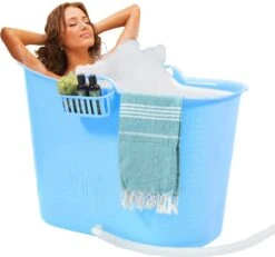 Zitbad Voor Volwassenen - Bath Bucket - Blauw - 200L 19 Zitbad Voor Volwassenen - Bath Bucket - Blauw - 200L -Badkamerproducten Winkel 1200x1122 4