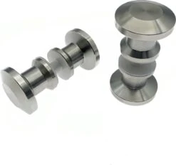 Luxe RVS Douchedeur Knop - Deurknopgarnituur – Douchedeur Handvat / Douchedeurknop / Deurknop RVS / Zilverkleur Type Elegant -Badkamerproducten Winkel 1200x1126 1