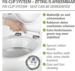 WENKO WC Bril Gubbio - Antibacterieel Wit Duroplast - Easy-Close Sluiting - Fix-Clip Bevestiging In RVS - Belastbaar Tot 350 Kg - Toiletbril - Toiletzitting 25 WENKO WC Bril Gubbio - Antibacterieel Wit Duroplast - Easy-Close Sluiting - Fix-Clip Bevestiging In RVS - Belastbaar Tot 350 Kg - Toiletbril - Toiletzitting -Badkamerproducten Winkel 1200x1134 9