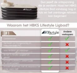 HBKS Lifestyle Bad – Opblaasbaar Ligbad – Bath Bucket – Zitbad Voor Volwassenen - Ijsbad Wim Hof Methode - Badkuip – Ice Bath – Zwart -Badkamerproducten Winkel 1200x1136 10