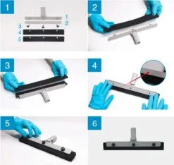 Chaton® Vloertrekker Lang Met Ophangsysteem - Afdraaibare Wisser - Douchewisser - Trekker Douche - Vloerwisser - Uitschuifbaar 70cm Tot 125cm -Badkamerproducten Winkel 1200x1137 4