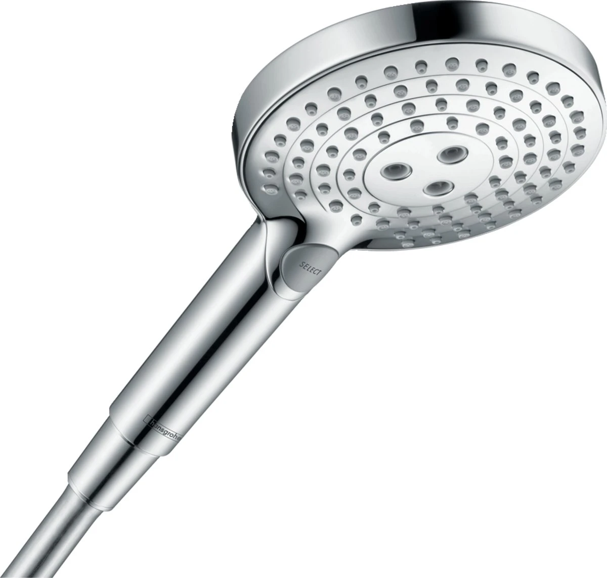 Hansgrohe Raindance Select S - Handdouche 120 PowderRain - 3 Straalsoorten - Chroom 3 Hansgrohe Raindance Select S - Handdouche 120 PowderRain - 3 Straalsoorten - Chroom