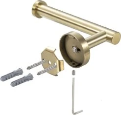 Toiletrol Houder Goud - WC Rol Houder Messing - Inclusief Montageset -Badkamerproducten Winkel 1200x1145 2
