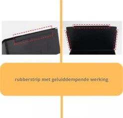 NIRAX WC Rolhouder – Toiletrolhouder - Zwart - RVS - Met Bakje Voor Vochtig Toiletpapier - Zonder Boren - Zelfklevend - Toilet Accessoires - Badkamer Accessoire - Toiletpapier Houder -Badkamerproducten Winkel 1200x1149 2