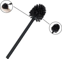 WENKO Toiletbutler Rivalta Zwart - Toiletborstel Met Houder, Toiletrolhouder En Reserverolhouder -Badkamerproducten Winkel 1200x1151 4