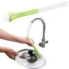 Merkloos Verlengborstel Voor Kraan - Buigbaar Met Schoonmaakborstel - Siliconen - Groen - 2 Stuks -Badkamerproducten Winkel 1200x1152 9