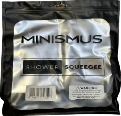 Minismus Douchewisser Met Magneethouder Ophangsysteem Zonder Boren - 21 Cm Breed - Zwart -Badkamerproducten Winkel 1200x1153 10