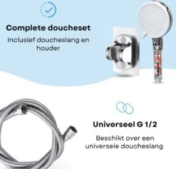 Belliese Doucheset Ionic - Douchekop - Doucheslang - Douchekophouder - Douchekop Met Slang - Waterbesparende Douchekop - Ionische Filter Douchekop - Badkamer Accessoires - Montage Zonder Boren - 5 Standen - Chroom 16 Belliese Doucheset Ionic - Douchekop - Doucheslang - Douchekophouder - Douchekop Met Slang - Waterbesparende Douchekop - Ionische Filter Douchekop - Badkamer Accessoires - Montage Zonder Boren - 5 Standen - Chroom -Badkamerproducten Winkel 1200x1153 2