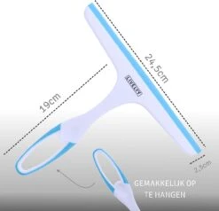 LIVELYY - Professionele Douchewisser - Raamwisser - Douche Trekker - Douchewissers - Aqua Blauw -Badkamerproducten Winkel 1200x1157 6