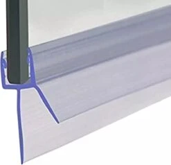 Minismus Douchedeurafdichting Met Waterkering (2 Strips Van 1 Meter, Makkelijk Inkortbaar) - Waterstopper Geschikt Voor Glas Van 6 Tot 8 Mm - Douchedorpel - Lekstrip Voor Horizontale Bevestiging -Badkamerproducten Winkel 1200x1158