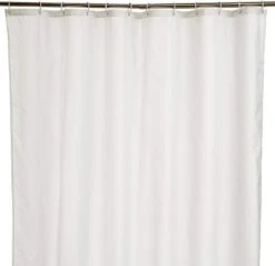 3BMT Douchegordijn Met Ringen - Transparant - 180 X 200 Cm -Badkamerproducten Winkel 1200x1159