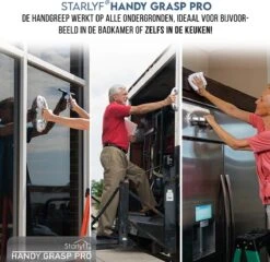 Kunststof Handgreep Voor Badkamer - 30.5cm - Douche Wandbeugel - Geen Boorgaten -Badkamerproducten Winkel 1200x1167 9