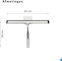 Douchewisser Met Ophanghaak En 2 Extra Strips - Raamwisser Voor Douche - Raamtrekker Chroom -Badkamerproducten Winkel 1200x1169 3