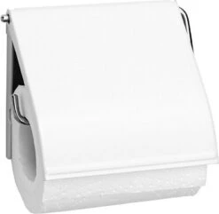Brabantia ReNew WC Rolhouder - Met Klep - White -Badkamerproducten Winkel 1200x1172 6