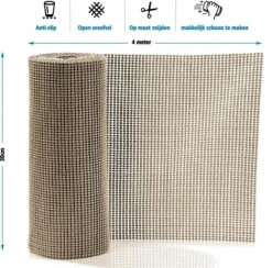 SWILIX ® Antislipmat Voor Kasten En Lades, Douchemat - Badkamermat - Badmat, Dienblad, Vloer - 4 Meter Rol - Anti Slip Mat - 400 X 30 Cm - Beige 17 SWILIX ® Antislipmat Voor Kasten En Lades, Douchemat - Badkamermat - Badmat, Dienblad, Vloer - 4 Meter Rol - Anti Slip Mat - 400 X 30 Cm - Beige -Badkamerproducten Winkel 1200x1185 5