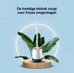 Merkloos Toiletborstel Siliconen Met Houder - Luxe WC Borstel - Vrijstaand Of Hangend - Antibacteriële Borstel Zonder Krassen - Sneldrogend - Wit Met Zwart 12 Merkloos Toiletborstel Siliconen Met Houder - Luxe WC Borstel - Vrijstaand Of Hangend - Antibacteriële Borstel Zonder Krassen - Sneldrogend - Wit Met Zwart -Badkamerproducten Winkel 1200x1188 4