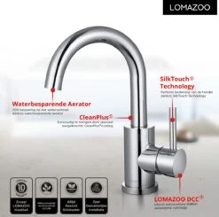 LOMAZOO Wastafelkraan Cupid - Chroom -Badkamerproducten Winkel 1200x1190 9