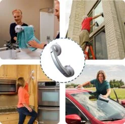 Kunststof Handgreep Voor Badkamer - 30.5cm - Douche Wandbeugel - Geen Boorgaten -Badkamerproducten Winkel 1200x1191 18