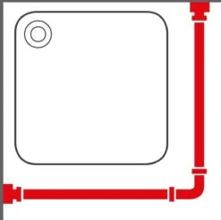 Sealskin Umbrella Douchegordijnstangset - Chroom -Badkamerproducten Winkel 1200x1192 2