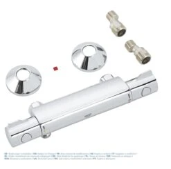 GROHE Grohtherm 800 Thermostatische Waterbesparende Douchekraan - EcoJoy® - 15 Cm - Met Koppelingen - Chroom -Badkamerproducten Winkel 1200x1192 8