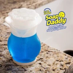 Scrub Daddy Zeepdispenser - Duel Action Soap Dispenser - Wonder WashUp -Badkamerproducten Winkel 1200x1195 14