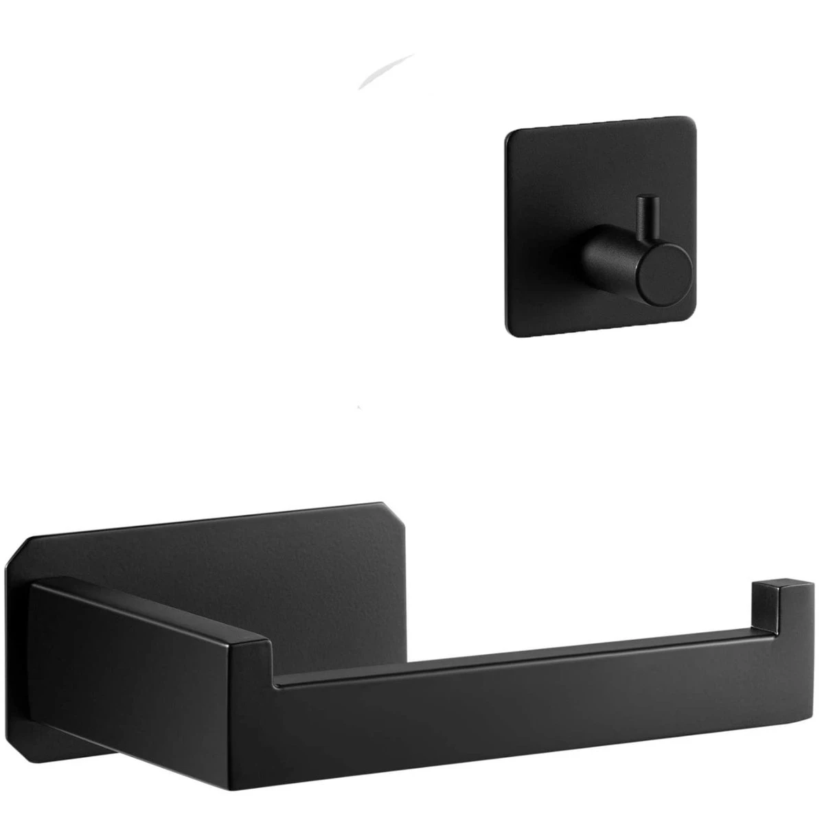 Merkloos Novalits - RVS Toiletrolhouder Zonder Boren - WC Rolhouder Zelfklevend - Inclusief RVS Handdoekhaakje - Zwart 3 Merkloos Novalits - RVS Toiletrolhouder Zonder Boren - WC Rolhouder Zelfklevend - Inclusief RVS Handdoekhaakje - Zwart