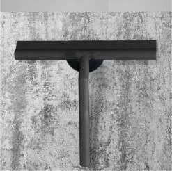 Minismus Douchewisser Met Magneethouder Ophangsysteem Zonder Boren - 21 Cm Breed - Zwart -Badkamerproducten Winkel 1200x1197 9