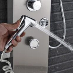 Douchepaneel Met Massage - Regendouche - Massage Jets - Waterval Douche - Met Thermostaatkraan En Handdouche - Zilver - Opbouw - Douchekop - Flanner® 14 Douchepaneel Met Massage - Regendouche - Massage Jets - Waterval Douche - Met Thermostaatkraan En Handdouche - Zilver - Opbouw - Douchekop - Flanner® -Badkamerproducten Winkel 1200x1198 21